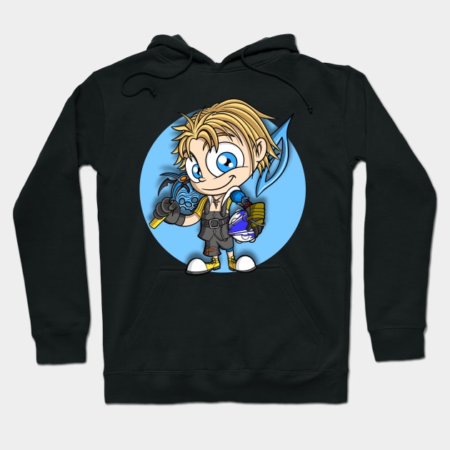 He's a Blitzball Hero! Hoodie by chrisnazario